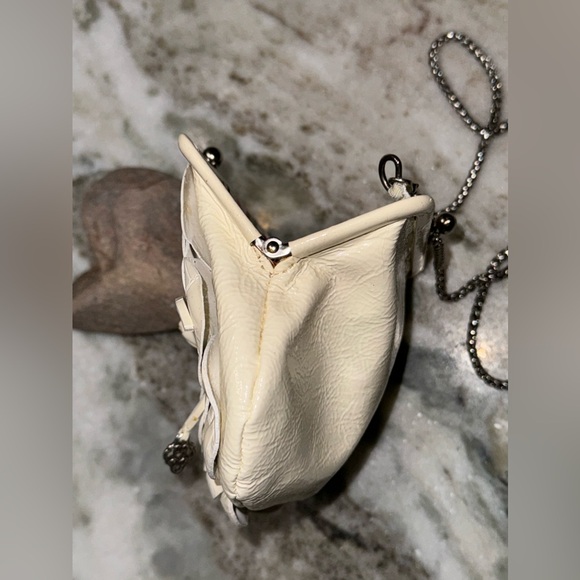 Brighton Creme Rosalie 3D Flower MINI Clutch Shoulder Bag - Picture 7 of 13